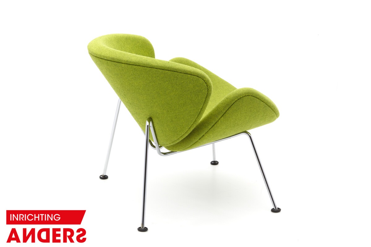 Artifort Orange Slice F437 Fauteuil laag kleur groen Inrichting Anders Nieuwe en Tweedehands Designmeubels