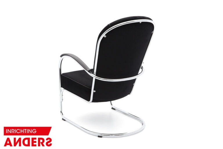 Gispen AA Fauteuil Manchester Zwart Inrichting Anders Nieuwe en Tweedehands Designmeubels