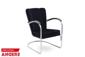 Gispen 412 Fauteuil Manchester Blauw