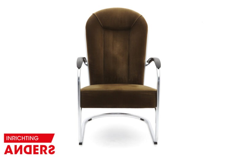 Gispen AA Fauteuil Manchester Bruin Inrichting Anders Nieuwe en Tweedehands Designmeubels