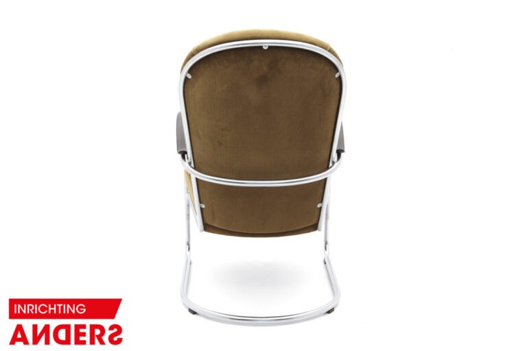 Gispen AA Fauteuil Manchester Bruin Inrichting Anders Nieuwe en Tweedehands Designmeubels