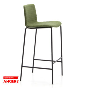 Andreu World Flex Kruk Groen Stof Inrichting Anders Nieuwe en Tweedehands Designmeubels