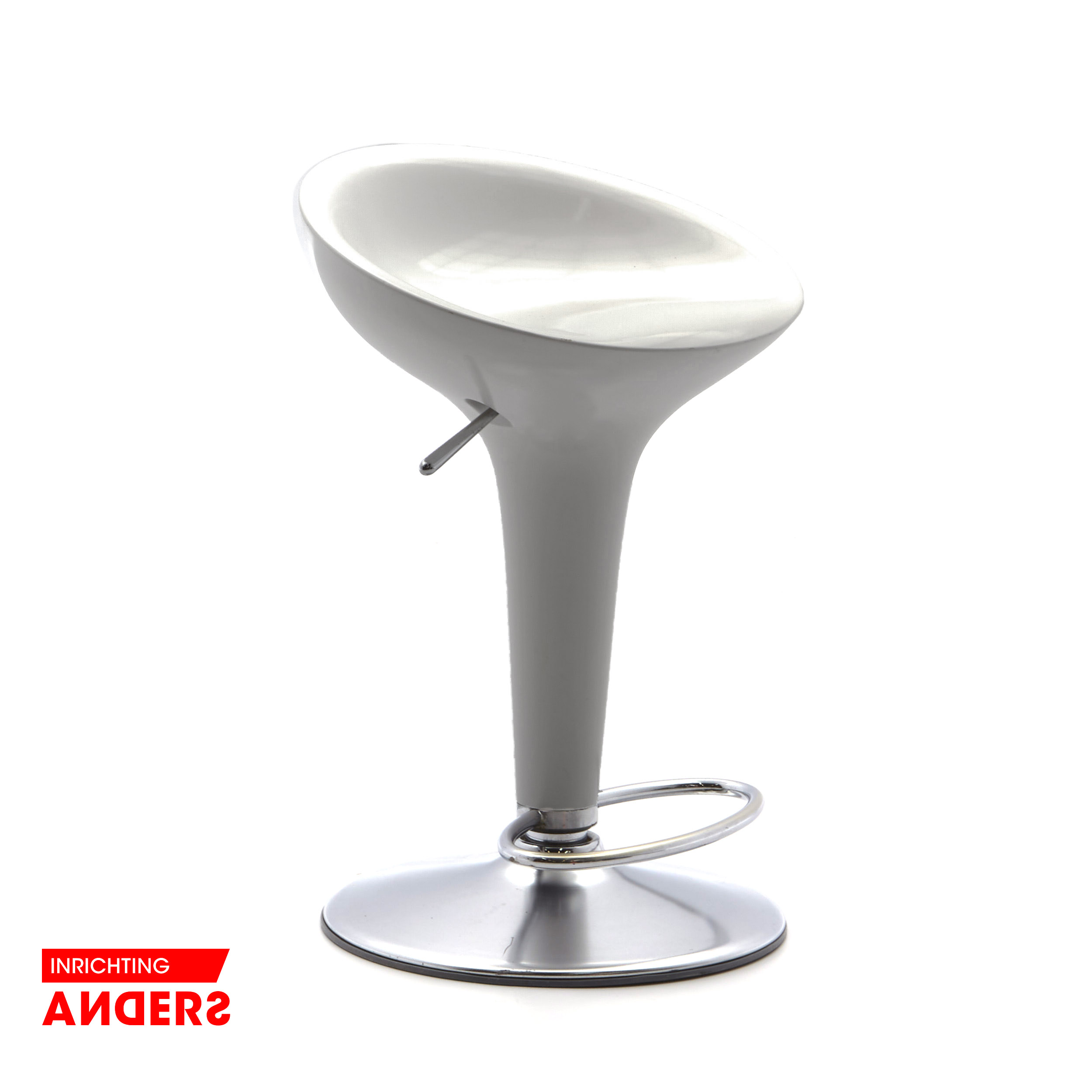 Magis Bombo Stool Barkruk (hoogte verstelbaar) Kleur wit Inrichting Anders Nieuwe en Tweedehands Designmeubels Magis Bombo Stool Barkruk (hoogte verstelbaar) Kleur wit Inrichting Anders Nieuwe en Tweedehands Designmeubels
