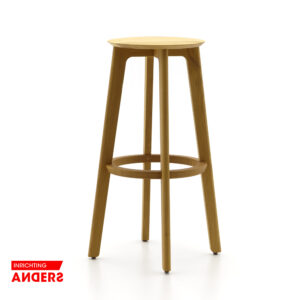 Zeitraum 1.3 Kihyun Kim Barkruk 80cm Eikenhout Inrichting Anders Nieuwe en Tweedehands Designmeubels