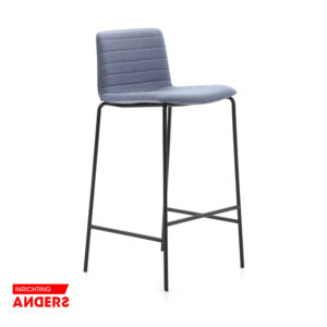 Andreu World Flex Kruk lichtblauwe Stof Inrichting Anders Nieuwe en Tweedehands Designmeubels