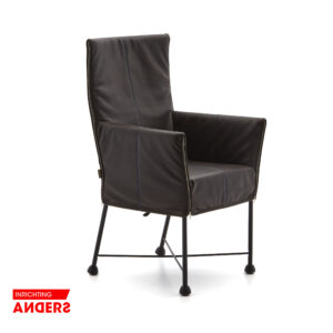 Montis Chaplin Stoel Bruin Leer met verstelbare rug Inrichting Anders Nieuwe en Tweedehands Designmeubels Montis Chaplin Stoel Bruin Leer met verstelbare rug Inrichting Anders Nieuwe en Tweedehands Designmeubels