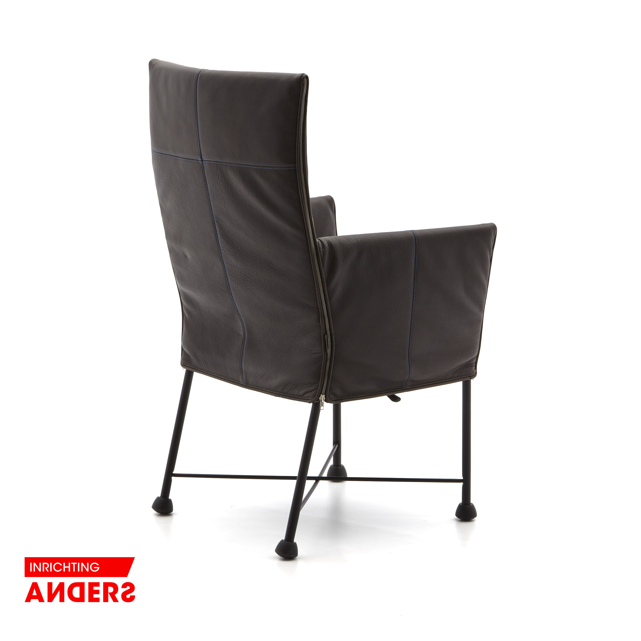 Montis Chaplin Stoel Bruin Leer met verstelbare rug Inrichting Anders Nieuwe en Tweedehands Designmeubels Montis Chaplin Stoel Bruin Leer met verstelbare rug Inrichting Anders Nieuwe en Tweedehands Designmeubels