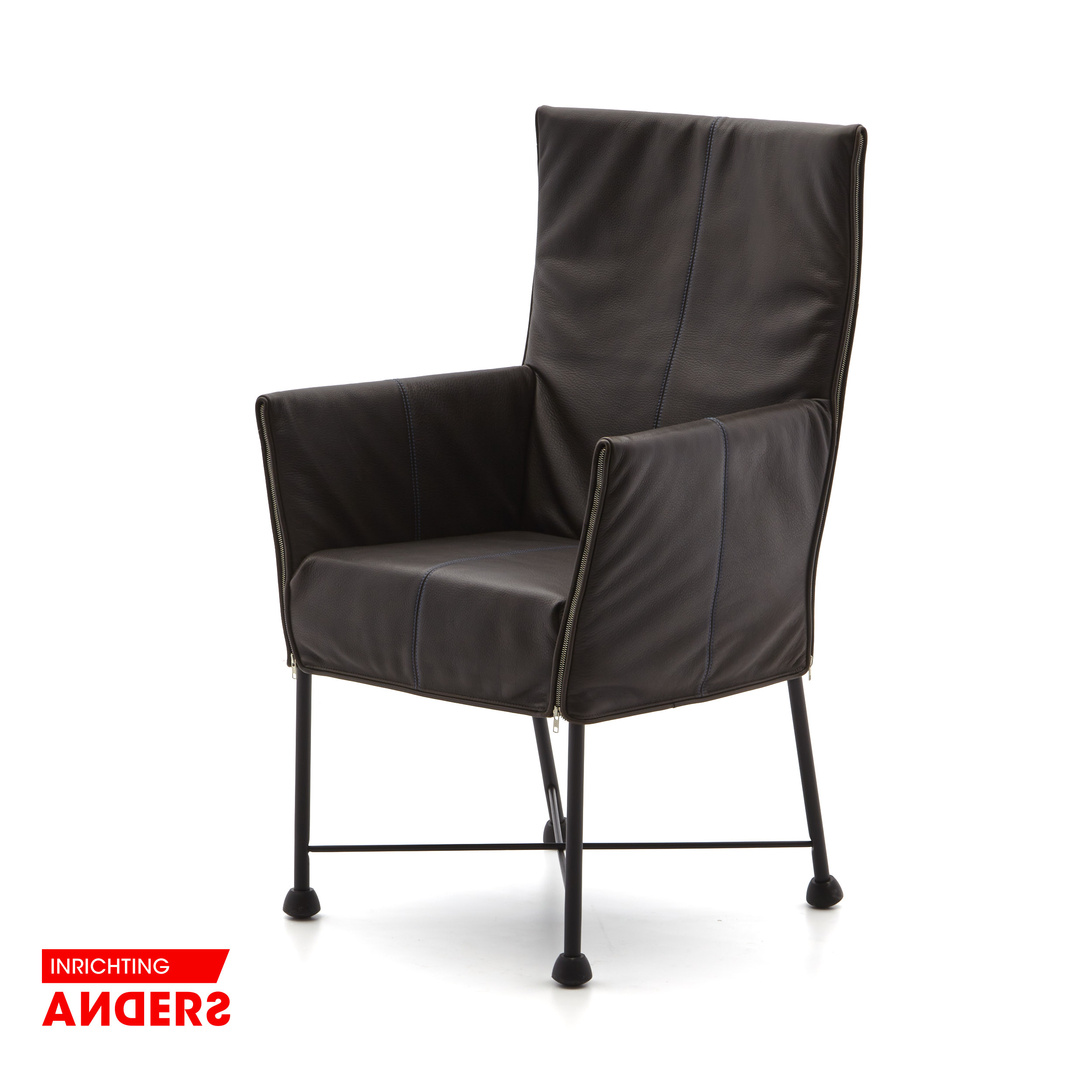 Montis Chaplin Stoel Bruin Leer met verstelbare rug Inrichting Anders Nieuwe en Tweedehands Designmeubels Montis Chaplin Stoel Bruin Leer met verstelbare rug Inrichting Anders Nieuwe en Tweedehands Designmeubels