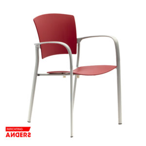 Enea Eina stoel kleur rood Inrichting Anders Nieuwe en Tweedehands Designmeubels