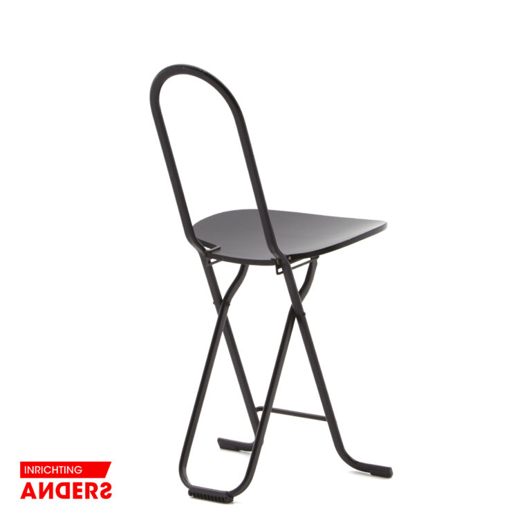 Vintage Dafne klapstoel in metaal en multiplex van Gastone Rinaldi voor Thema, Italië 1980 Inrichting Anders Nieuwe en Tweedehands Designmeubels