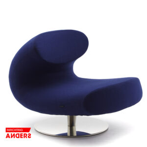 Softline Rio Loungestoel kleur blauw Inrichting Anders Nieuwe en Tweedehands Designmeubels