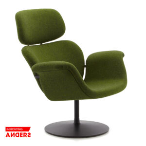 Artifort Big Tulip Fauteuil Groene Stof Inrichting Anders Nieuwe en Tweedehands Designmeubels
