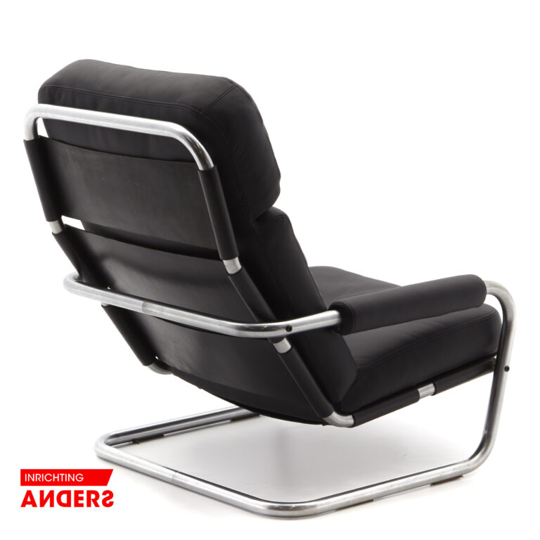 Gelderland Oberman 601 Fauteuil kleur zwart Inrichting Anders Nieuwe en Tweedehands Designmeubels