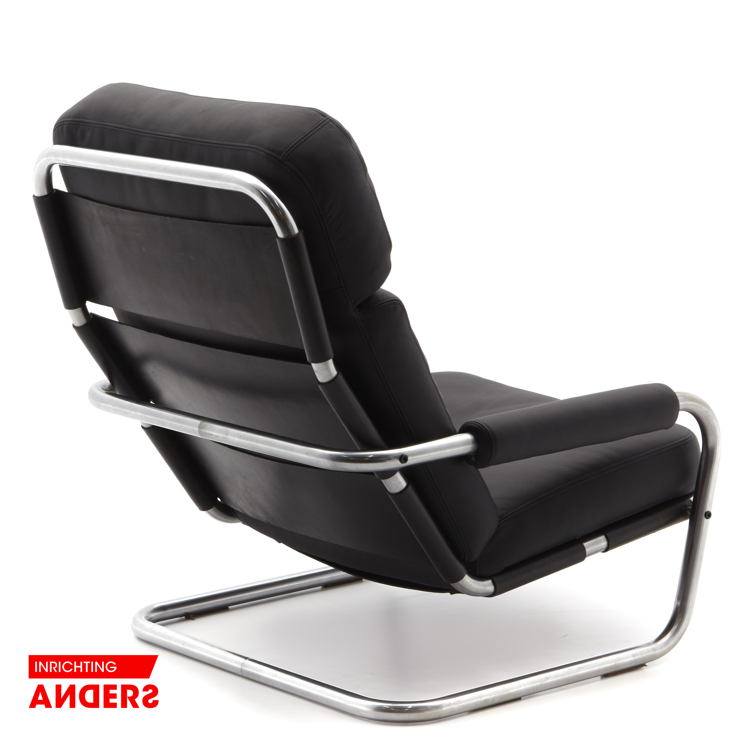 Gelderland Oberman 601 Fauteuil kleur zwart Inrichting Anders Nieuwe en Tweedehands Designmeubels