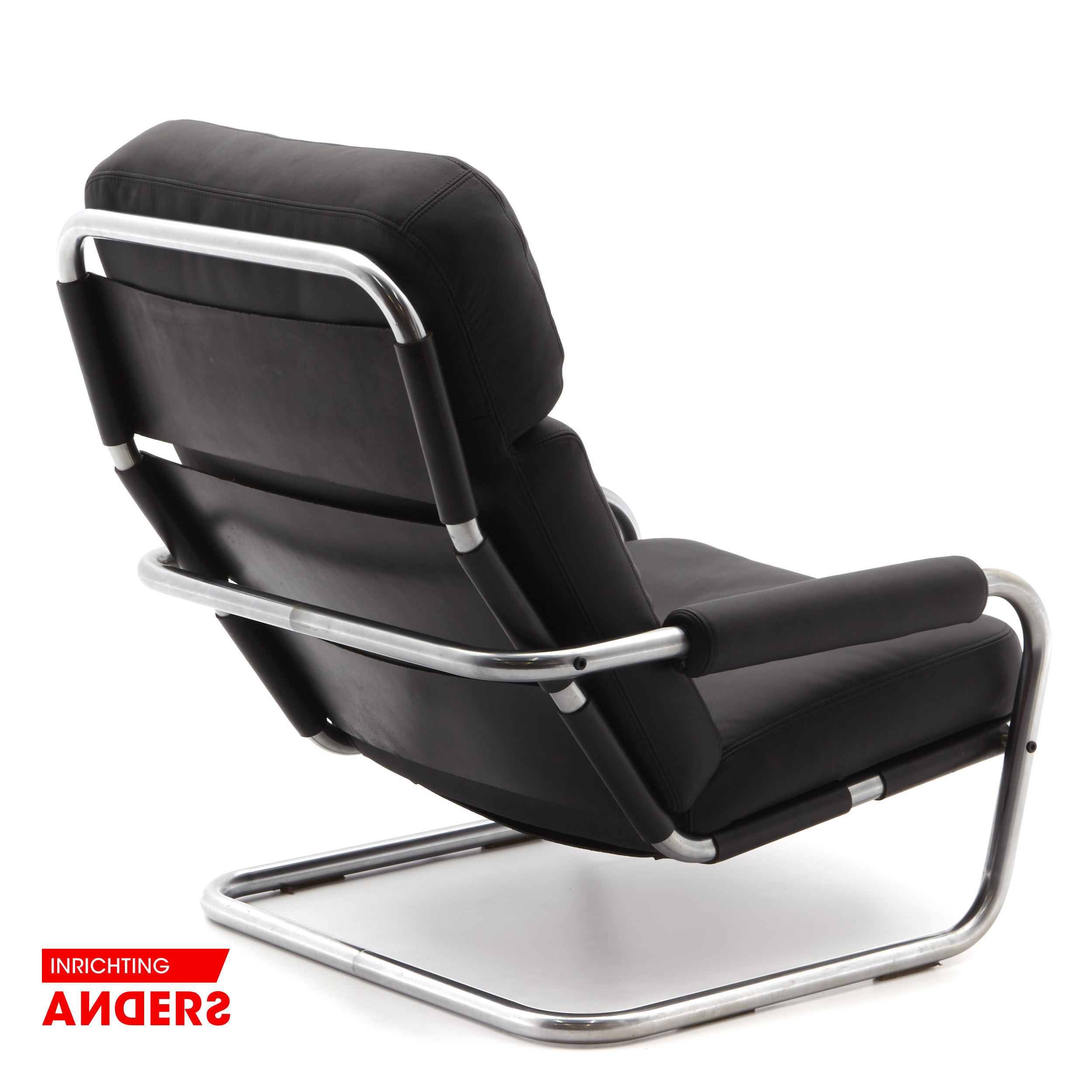 Gelderland Oberman 601 Fauteuil kleur zwart Inrichting Anders Nieuwe en Tweedehands Designmeubels