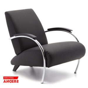 Gelderland 5470 Fauteuil Zwart Leer Inrichting Anders Nieuwe en Tweedehands Designmeubels