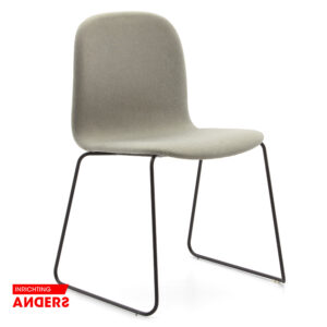 Muuto -Visu Sled Gestoffeerde stoel Grijs Inrichting Anders Nieuwe en Tweedehands Designmeubels