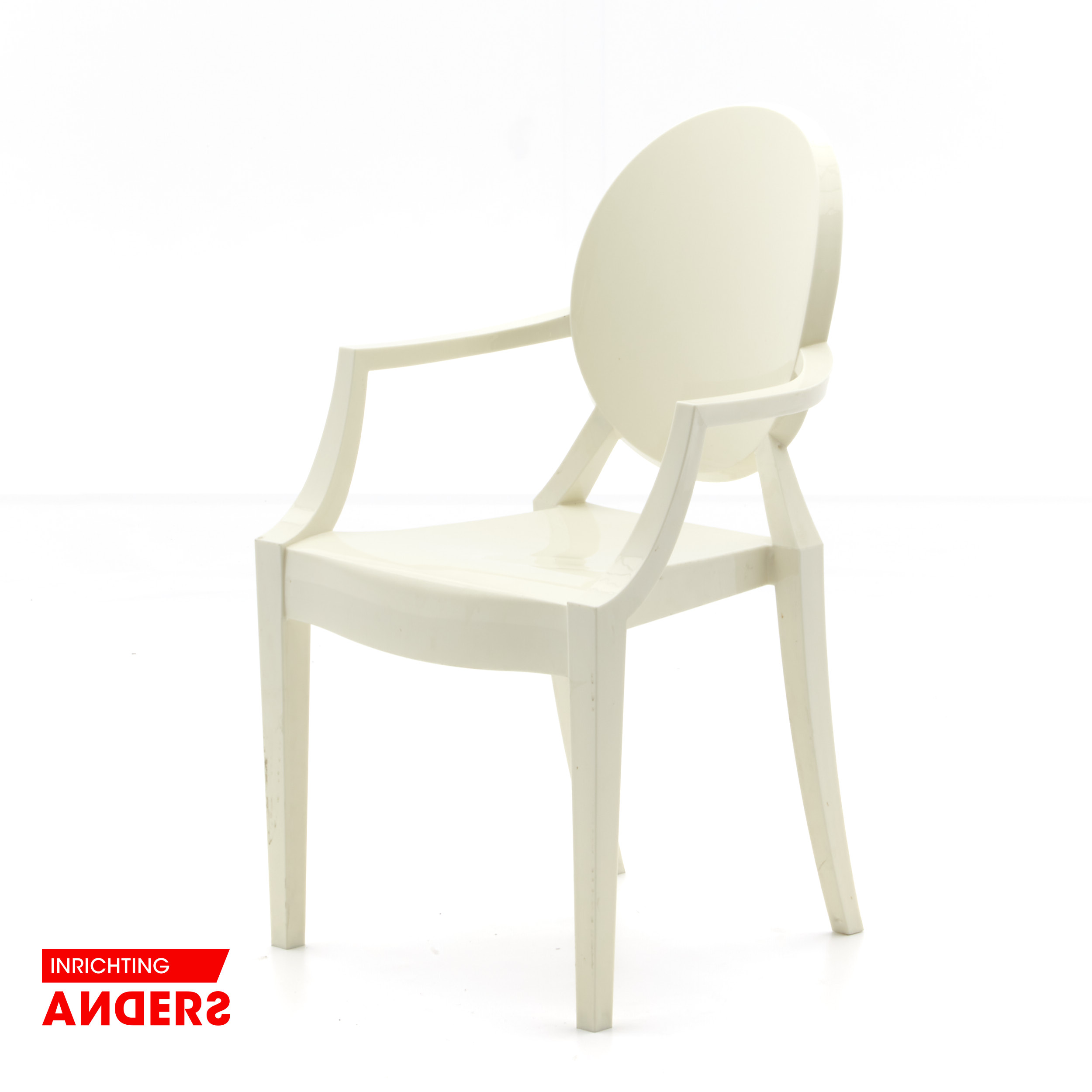 Kartell Lou Lou Ghost Kinderstoel Wit Kunststof Inrichting Anders Nieuwe en Tweedehands Designmeubels