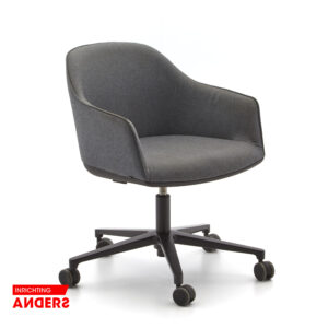 Vitra  Softshell met viersteronderstel kleur Antraciet Inrichting Anders Nieuwe en Tweedehands Designmeubels