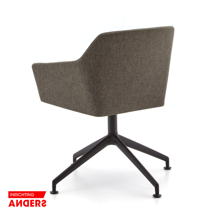 Arco Sketch Regular Draaistoel Antraciet/bruin Stof Inrichting Anders Nieuwe en Tweedehands Designmeubels