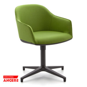 Vitra  Softshell met viersteronderstel kleur Groen Inrichting Anders Nieuwe en Tweedehands Designmeubels