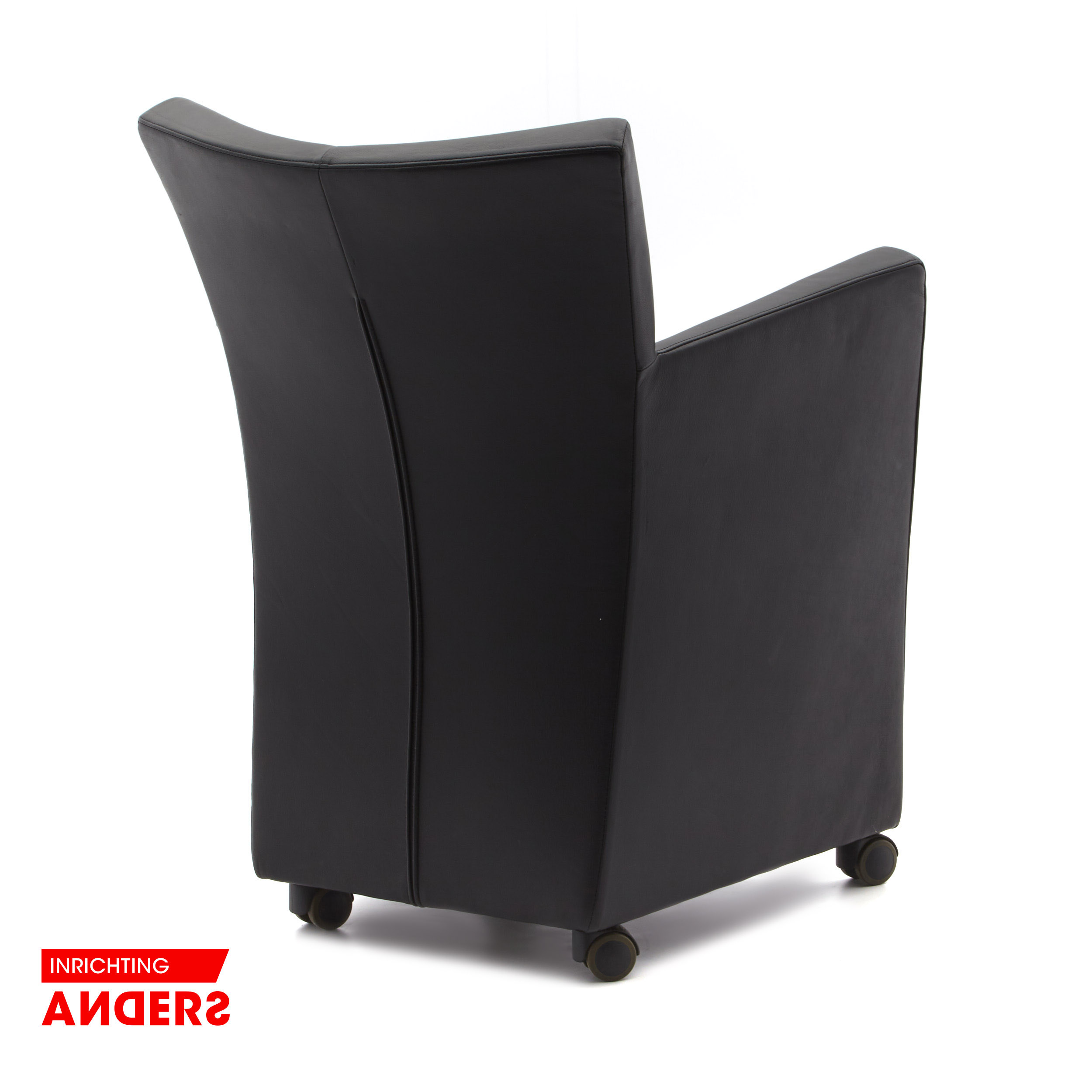 Montis Sting Stoel Zwart Leer Inrichting Anders Nieuwe en Tweedehands Designmeubels