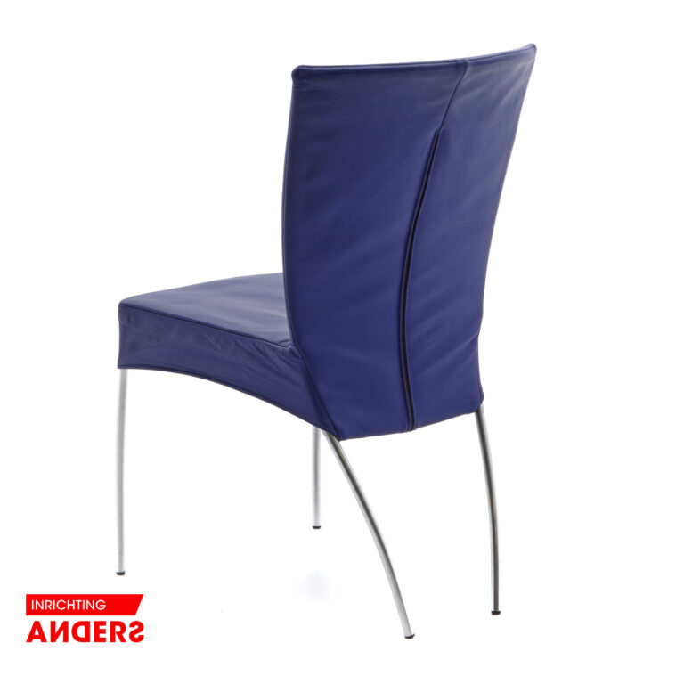 Montis Spica Stoel Blauw Leer Inrichting Anders Nieuwe en Tweedehands Designmeubels