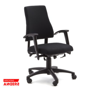 BMA Axia bureaustoel extra hoge rug kleur zwart Inrichting Anders Nieuwe en Tweedehands Designmeubels