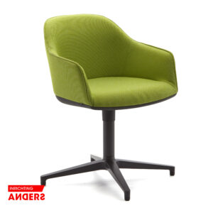 Vitra  Softshell met viersteronderstel kleur Lichtgroen Inrichting Anders Nieuwe en Tweedehands Designmeubels